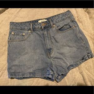 Forever 21 High-Rise Mom Shorts
